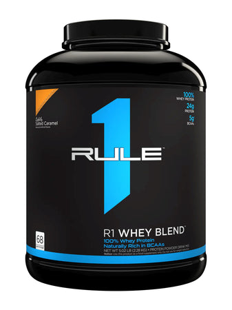 RULE 1 WHEY BLEND 100% WHEY PROTEIN LIGHTLY SALTED CARAMEL - 5 LB