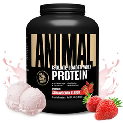 Animal Whey Protein Powder, Strawberry, 4 lb (1.81 kg)