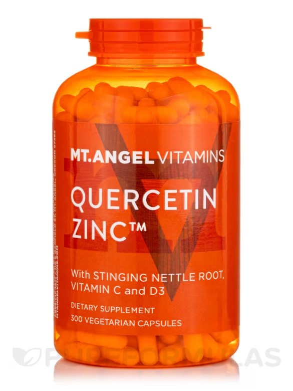 Mt. Angel Vitamins Quercetin Zinc 300 VegCap, mt angel vitamins quercetin zinc