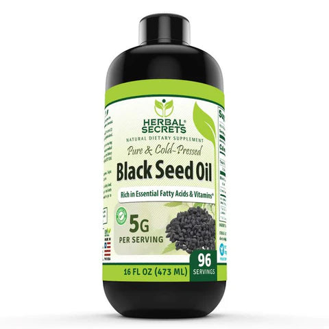 Herbal Secrets Black Seed Oil | 16 Oz