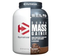 dymatize super mass gainer chocolate, Dymatize Super Mass Gainer, Rich Chocolate, 6 lbs