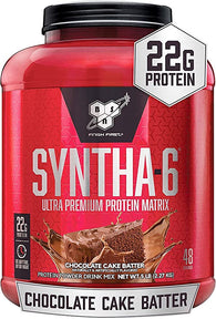 BSN Syntha-6 Protein Powder Chocolate Cake Batter -- 5.04 lbs