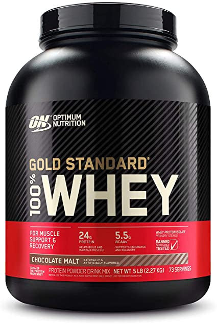 whey protein gold standard, Chocolate Malt 100% Whey Protein Gold Standard 5 Lbs, Optimum Nutrition