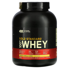 gold standard whey french vanilla, 100% Whey, French Vanilla Creme, 5 lb, Optimum Nutrition