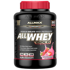 Allwhey strawberry Gold 5 Lbs Yeast Free AllMax Nutrition