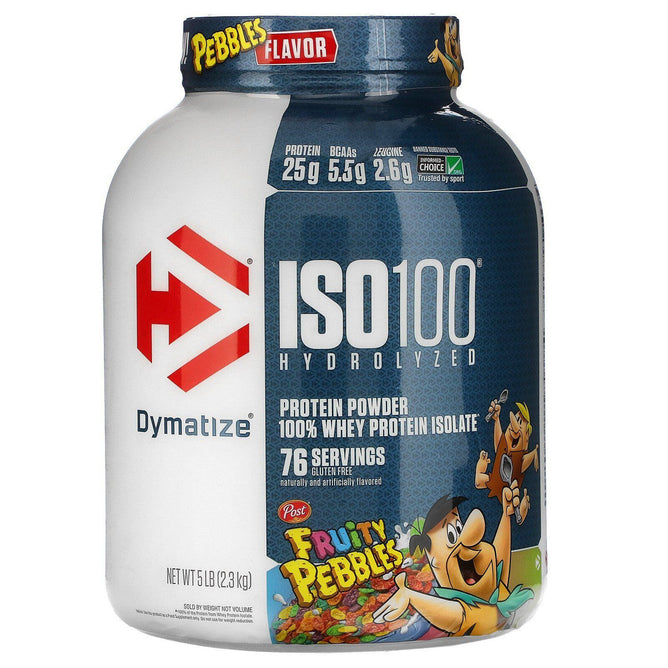 dymatize fruity pebbles, ISO 100 Hydrolyzed, 100% Whey Protein Isolate, 5 lb, iso whey fruity pebbles