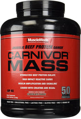 Muscle Meds Carnivor, Mass Chocolate Fudge - 5.99 lbs