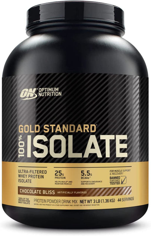Optimum Nutrition, Gold Standard 100% Isolate, Chocolate Bliss, 3 lb