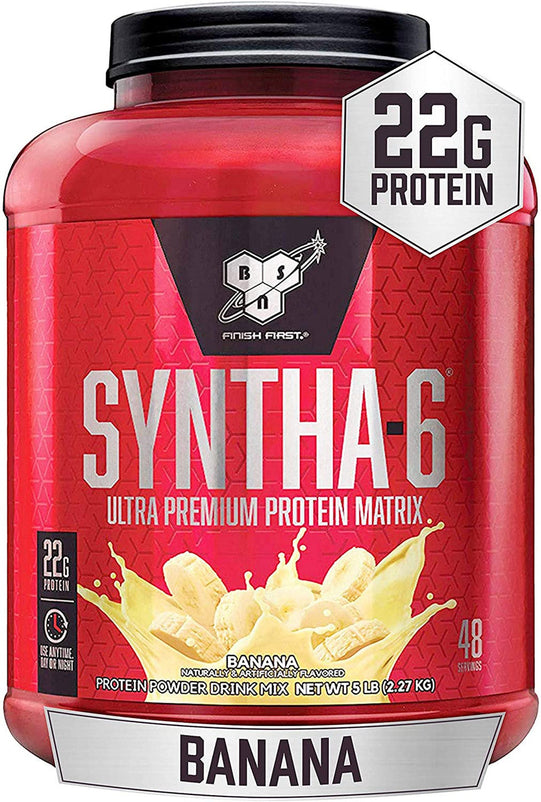 BSN SYNTHA 6 Banana, Whey Protein Powder, bsn syntha 6 banana, 5lbs