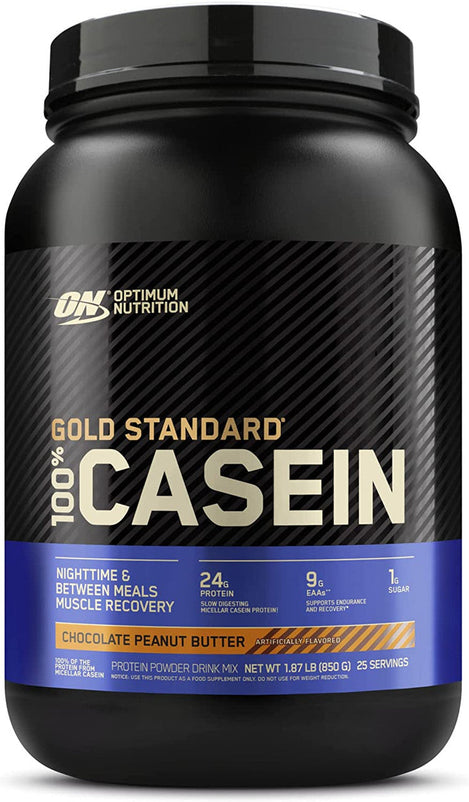 Chocolate Peanut Butter , 2 lbs,  Optimum Nutrition Gold Standard 100% Casein