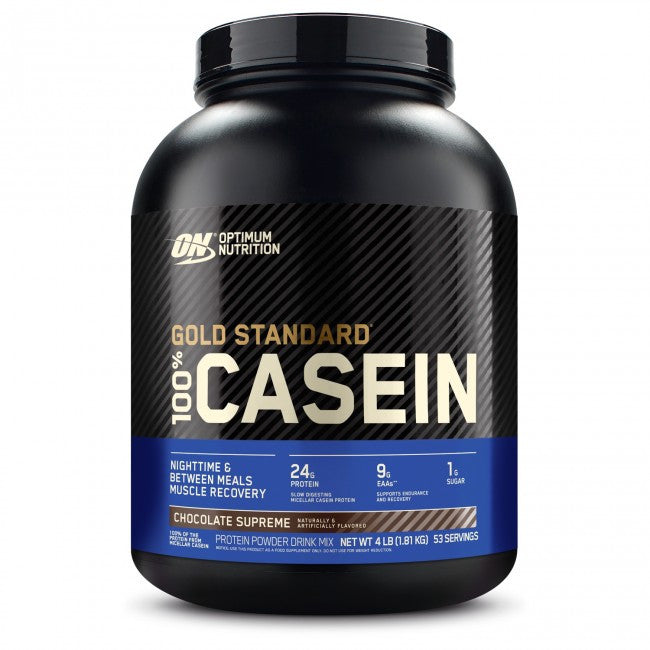 Chocolate Supreme 4 lbs, Optimum Nutrition Gold Standard 100% Casein Protein