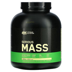 serious mass protein powder vanilla, on serious mass vanilla, 6 lb, Optimum Nutrition