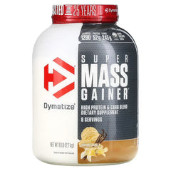 Dymatize Super Mass Gainer, Gourmet Vanilla, 6 lbs (2.7 kg)