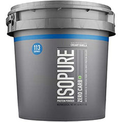 Isopure Creamy Vanilla  Protein Powder Zero Carb 7.5 lbs